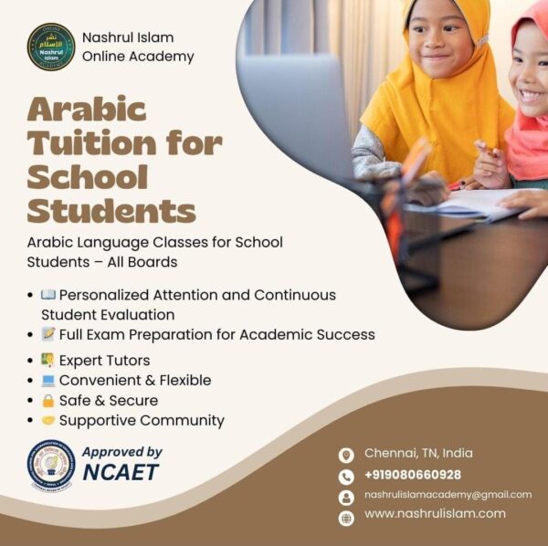 Arabic Tuition for School Students