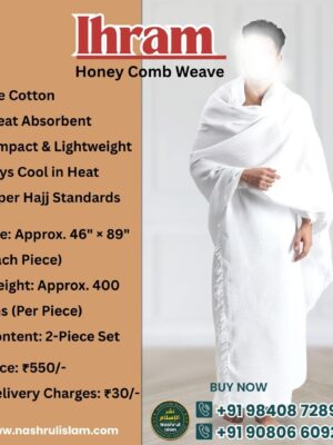 IHRAM- Honey comb weave